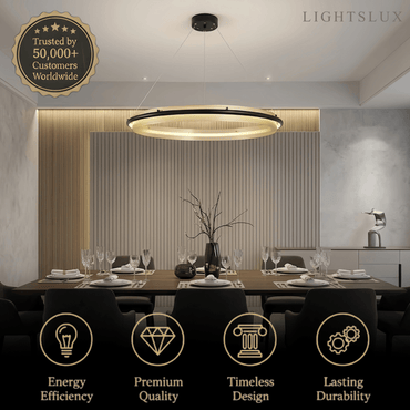 Vivara Post-Modern Ring Pendant Light