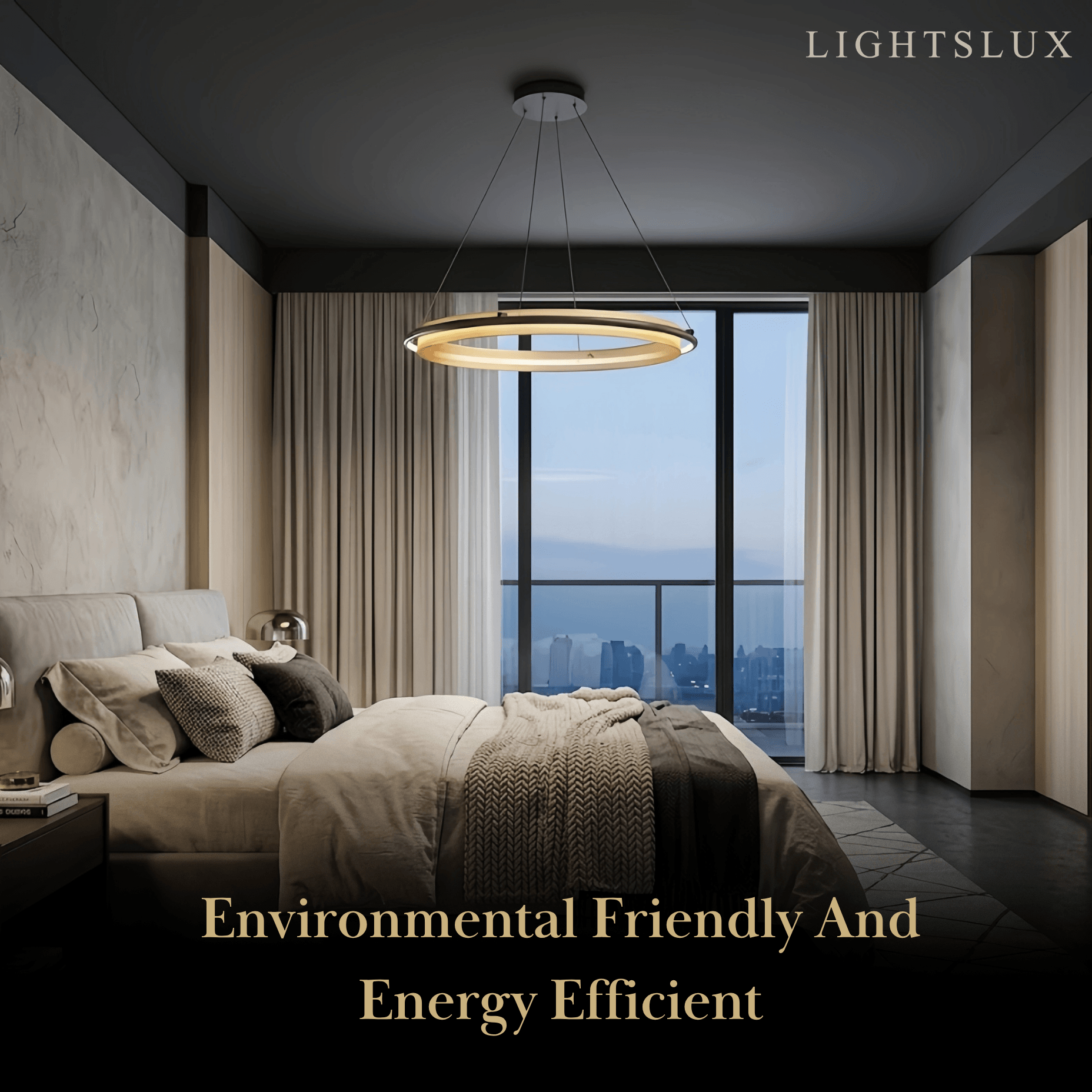 Vivara Post-Modern Ring Pendant Light