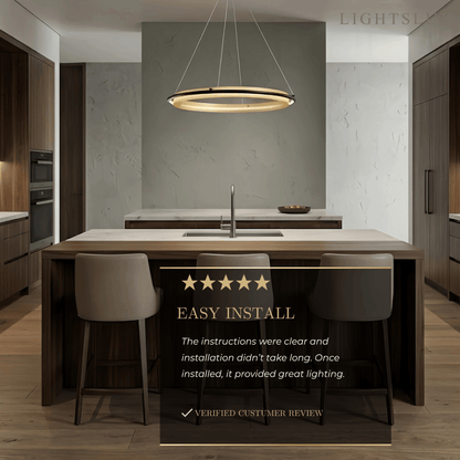 Vivara Post-Modern Ring Pendant Light