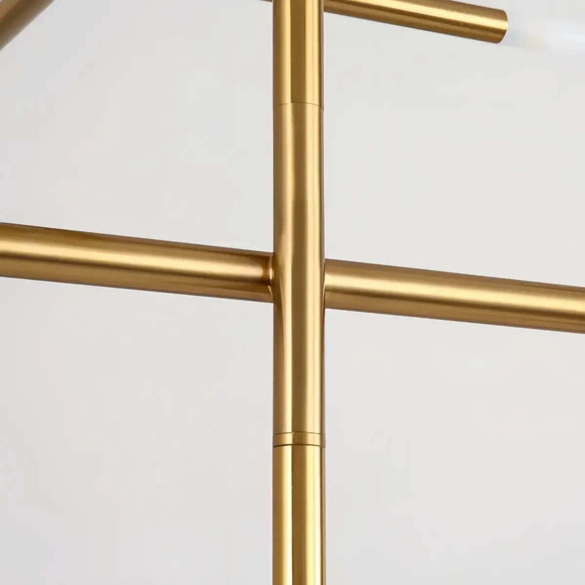 Modern Stick Chandelier -- Metal Gold or Black