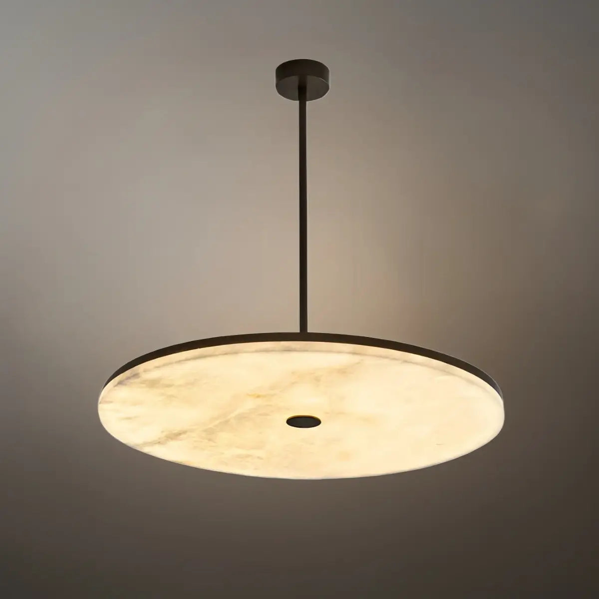 Alba Modern Alabaster Disc Pendant Light