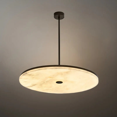 Alba Modern Alabaster Disc Pendant Light