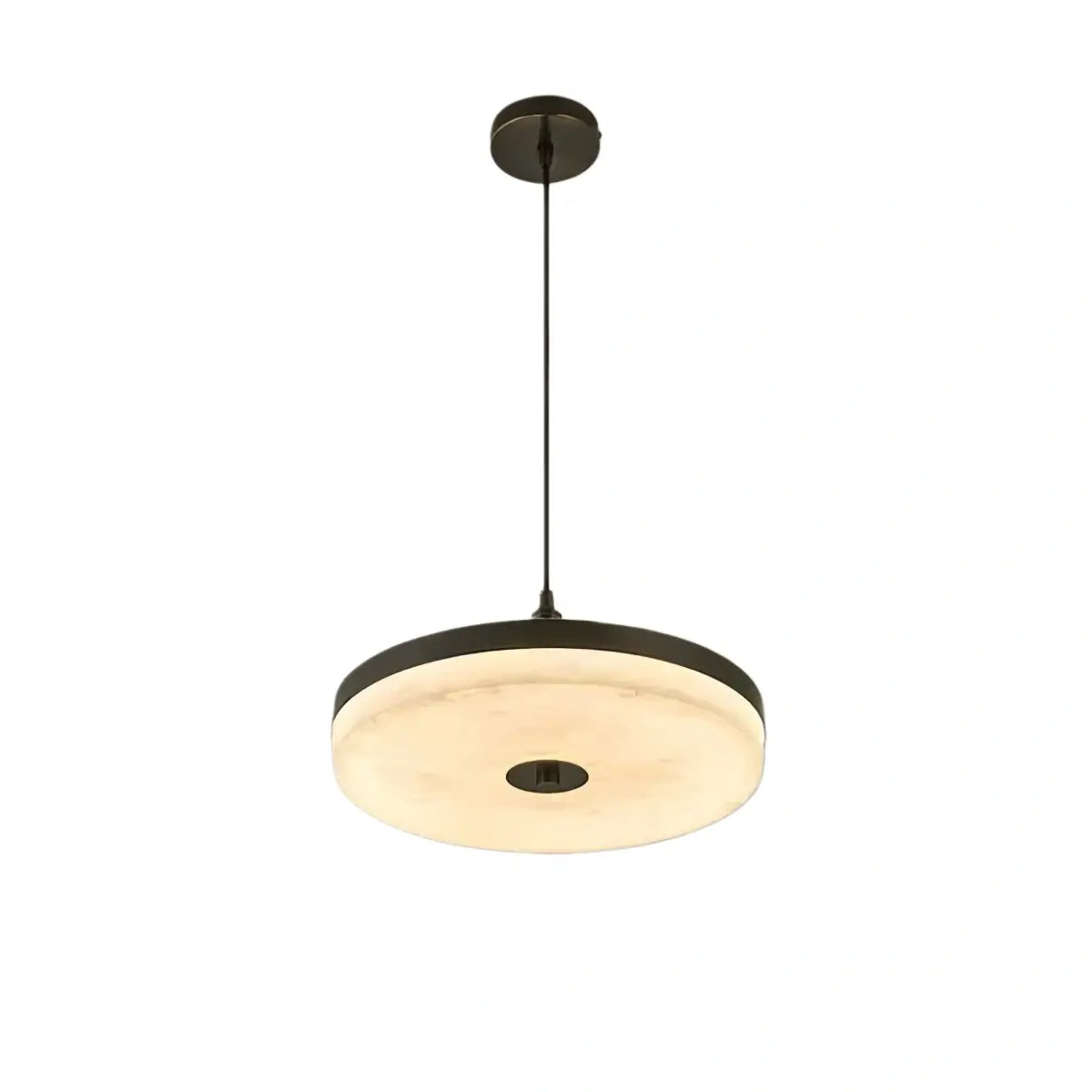 Alba Modern Alabaster Disc Pendant Light