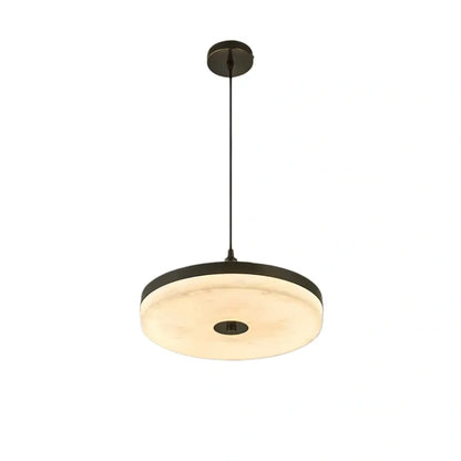 Alba Modern Alabaster Disc Pendant Light