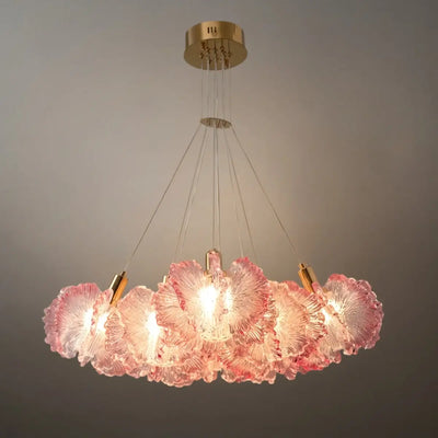 Vivara Modern Cloud Chandelier -- Colorful Acrylic White/Red/Purple/Blue for Dining Room