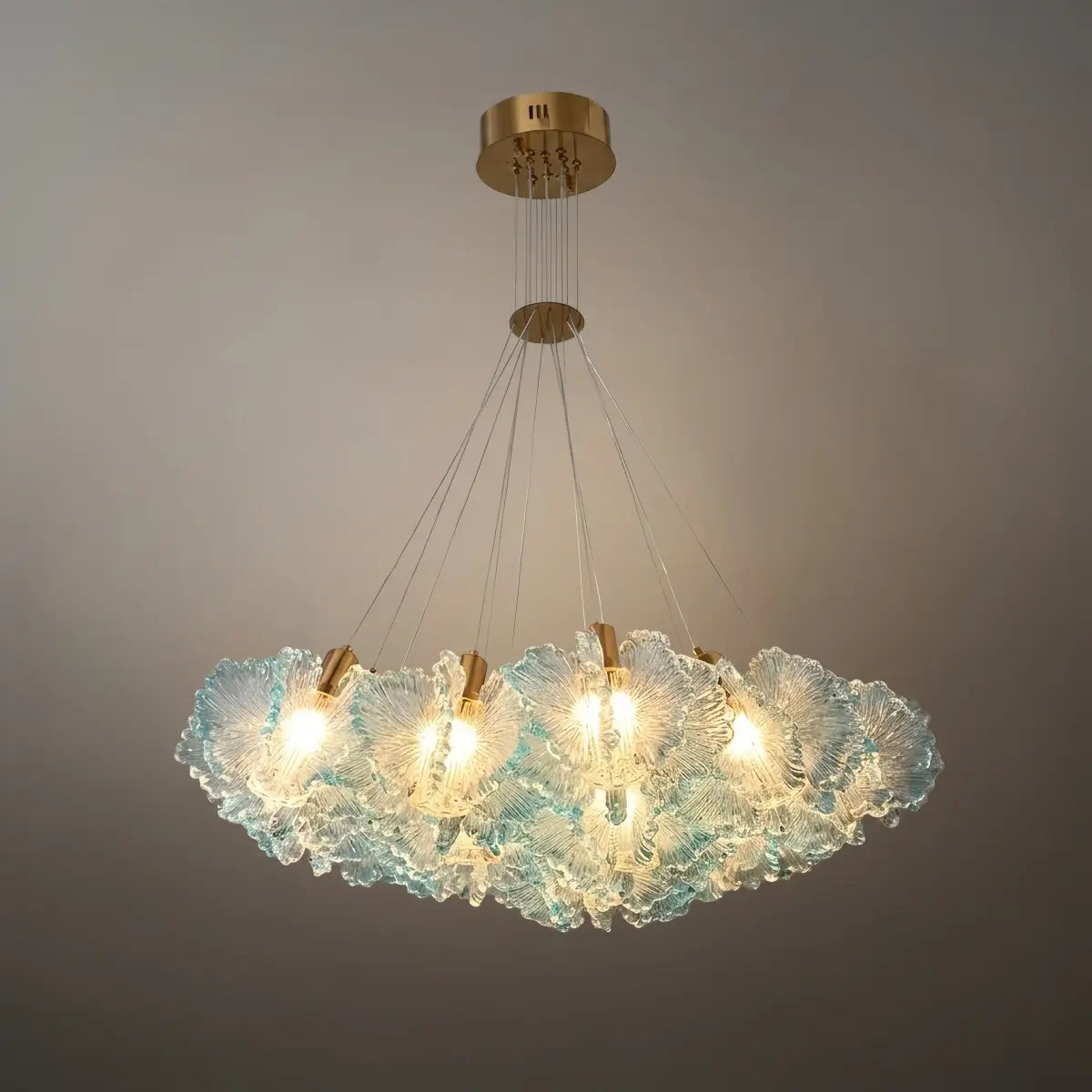 Vivara Modern Cloud Chandelier -- Colorful Acrylic White/Red/Purple/Blue for Dining Room