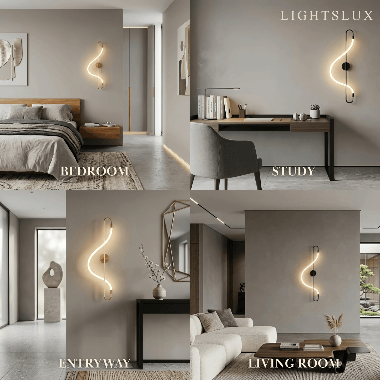 Arcato Artistic Musical Note Wall Lamp – Gold