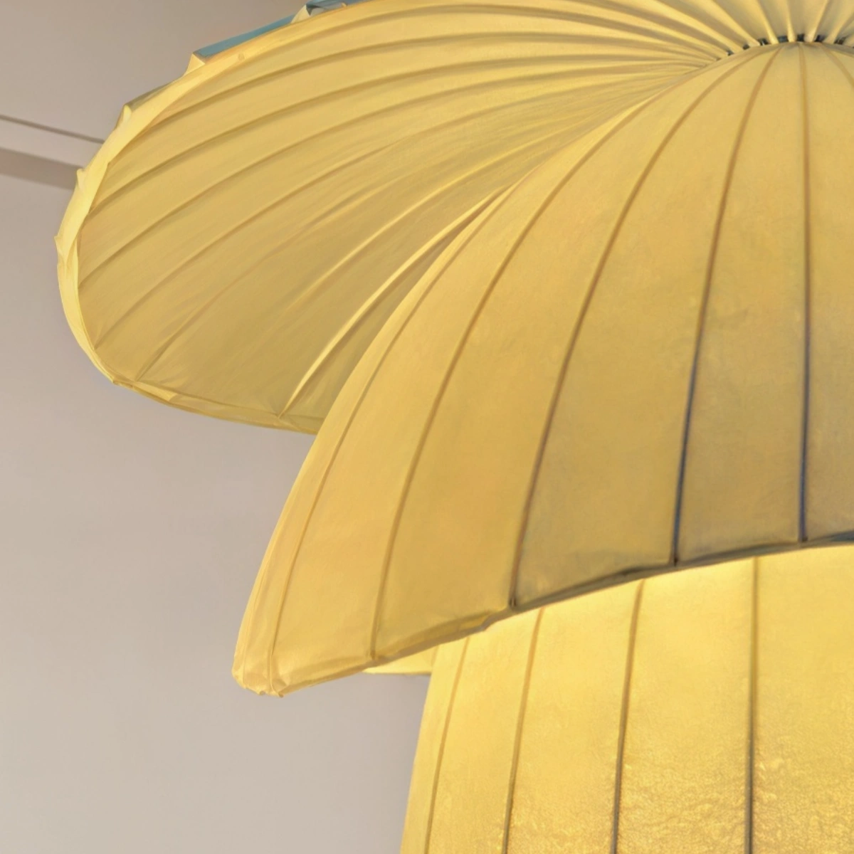 Zenno Minimalist Coir Silk Pendant Light