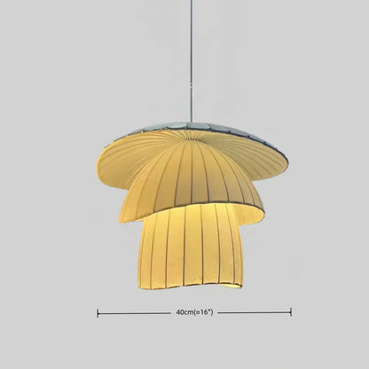 Zenno Minimalist Coir Silk Pendant Light – Natural