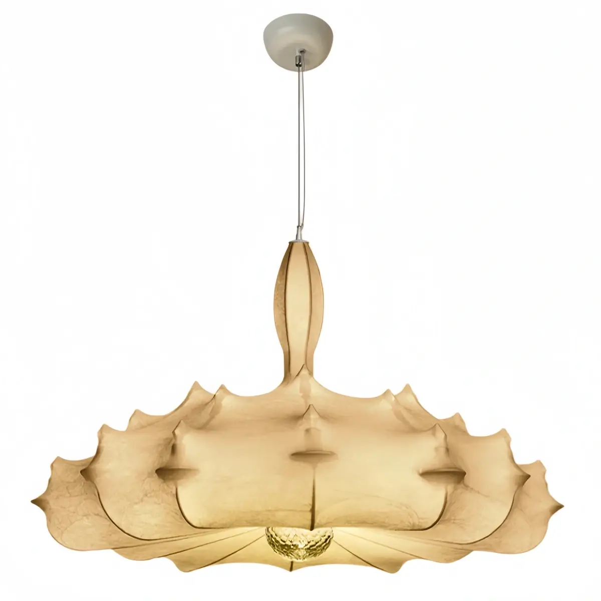 Nordic Silk Pendant Light -- White