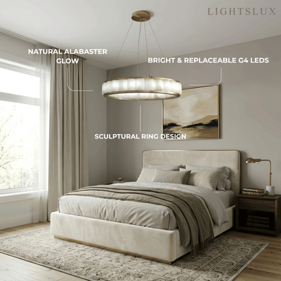 Modern_Alabaster_Pendant_Light_--_Gold
