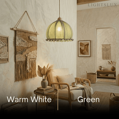 Zenno Minimalist Fabric Pendant Light 