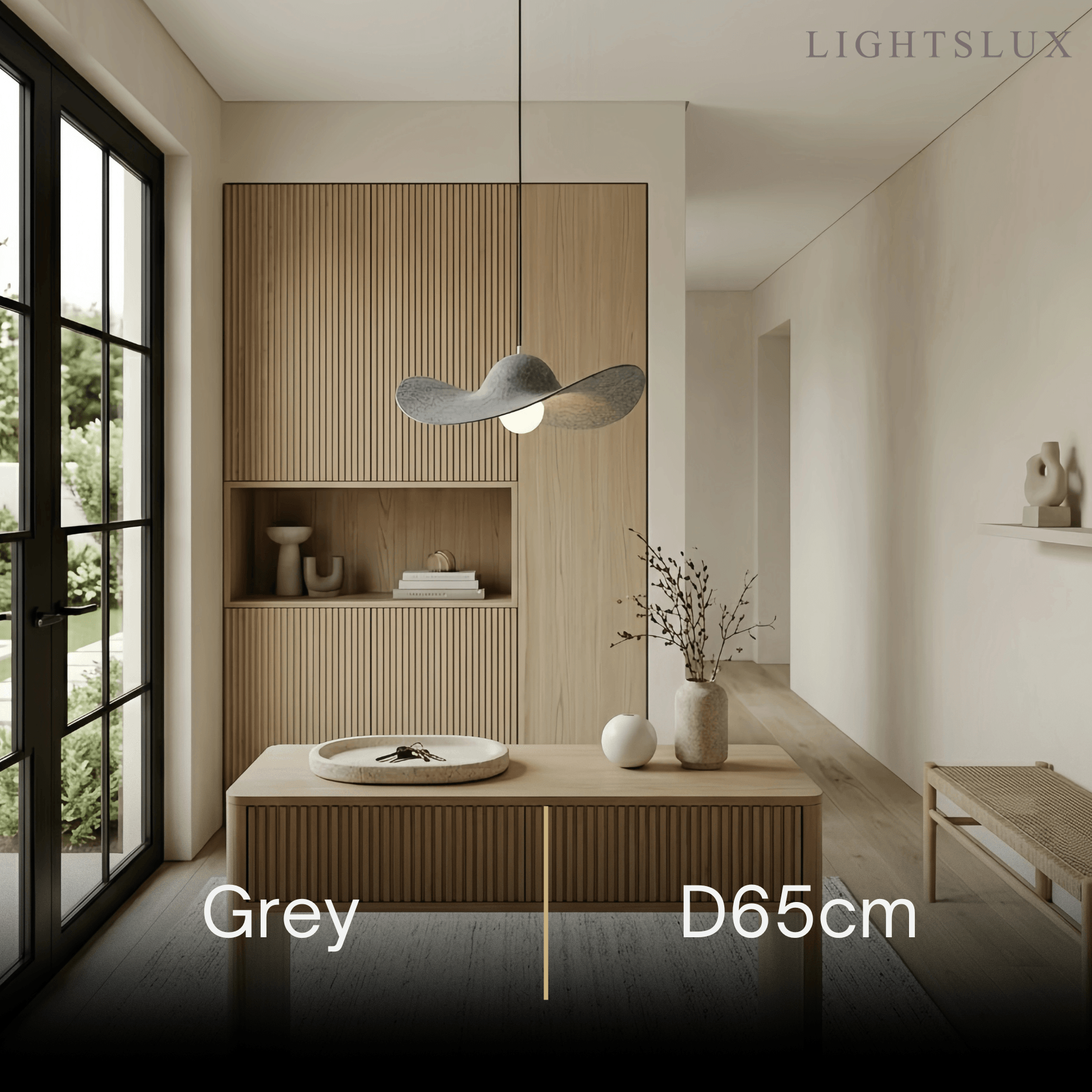 Nordic Felt Pendant Light -- Grey