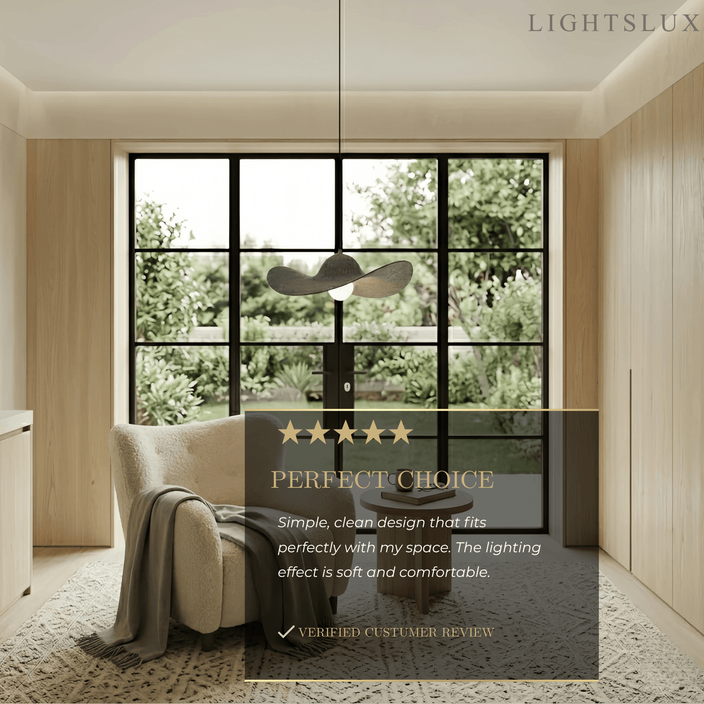 Nordic Felt Pendant Light -- Grey