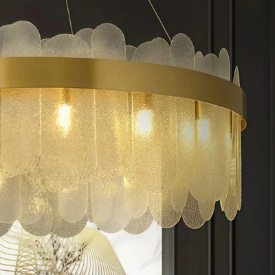 Elegant_Circular_Glass_Chandelier_--_Gold