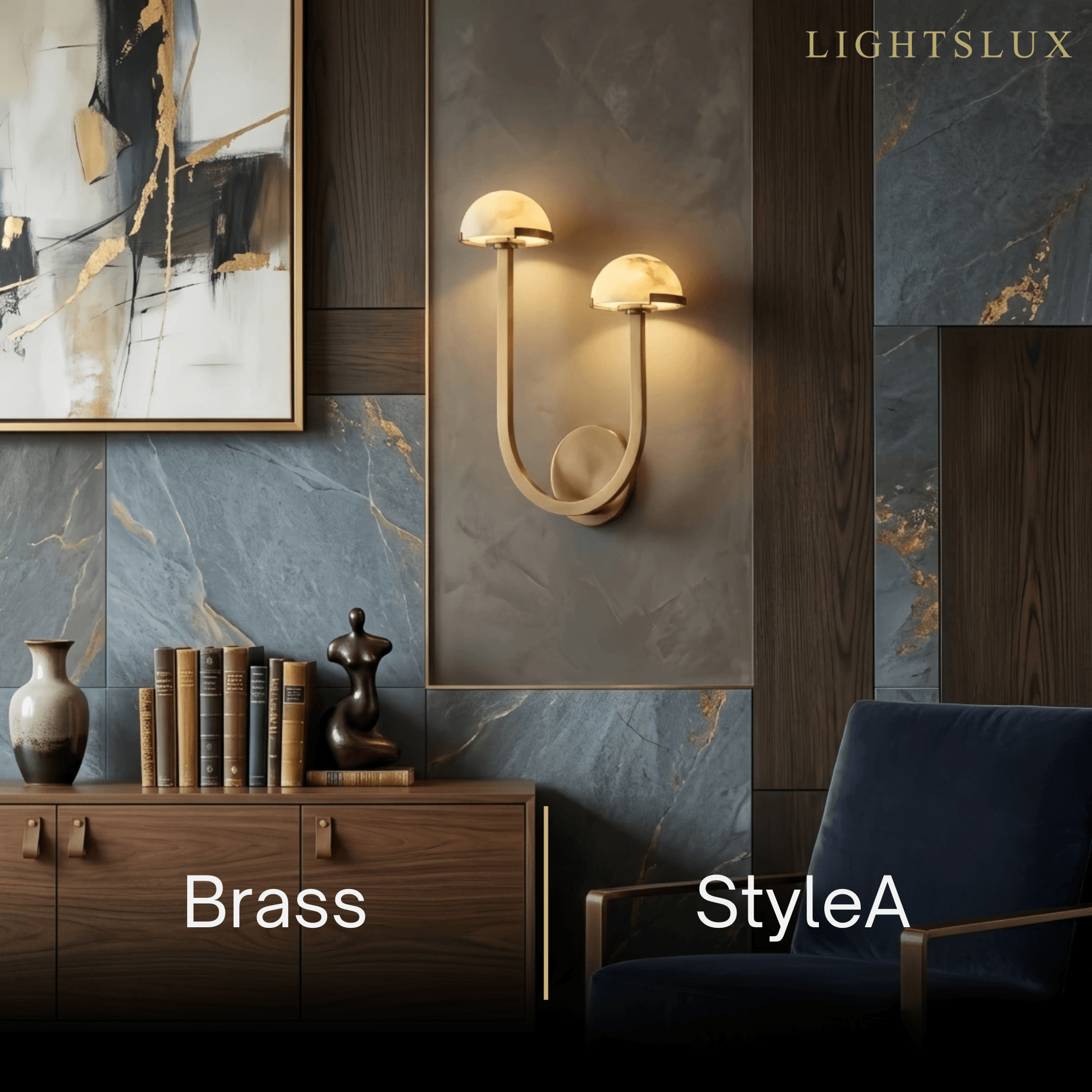 Alba Modern Double Wall Light