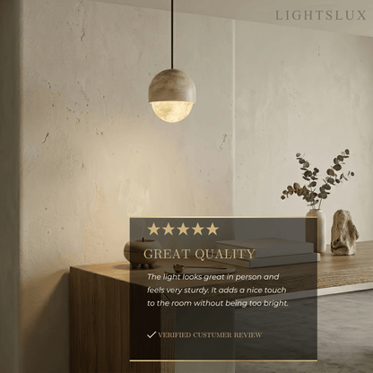 Alba Modern Alabaster Pendant Light