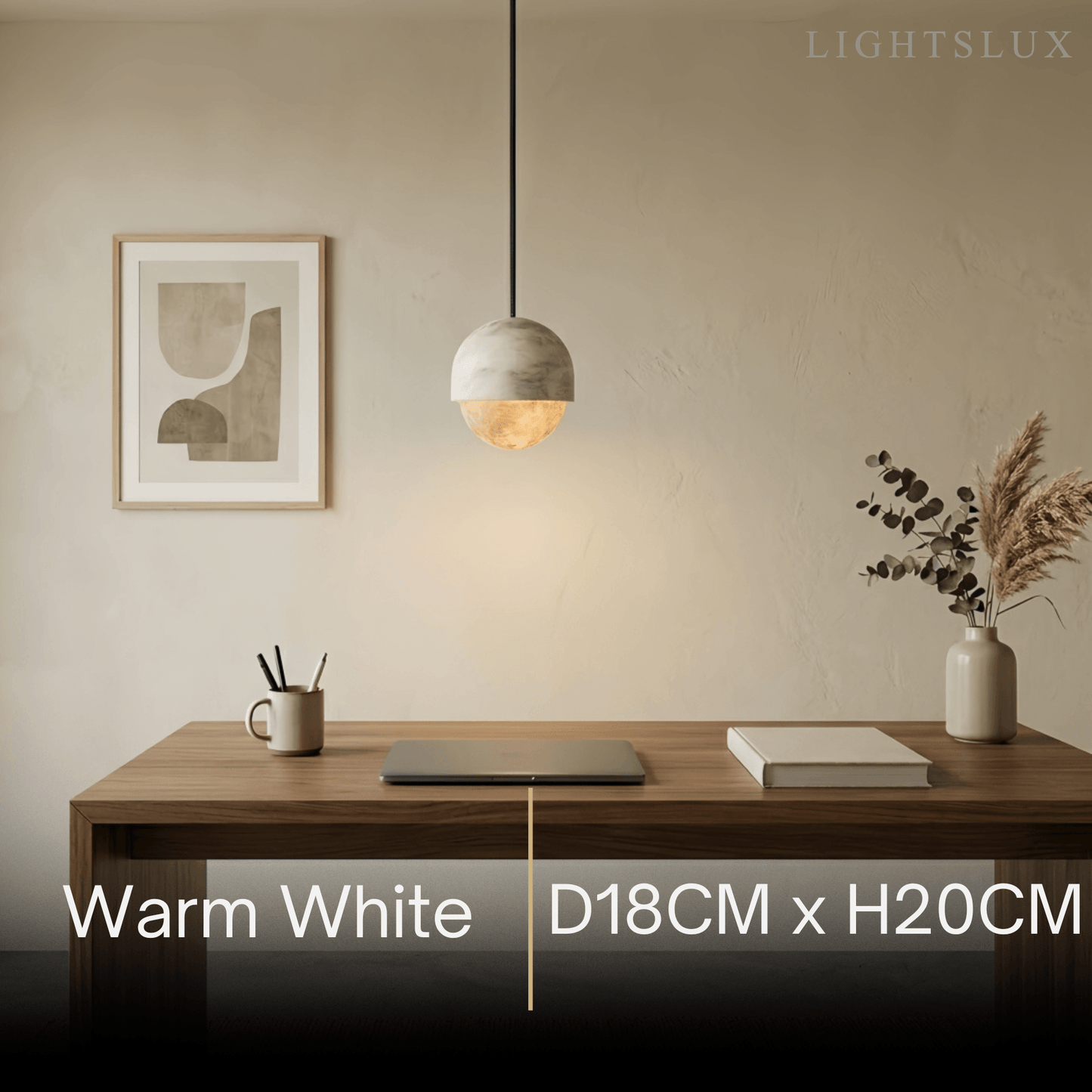  Alba Modern Alabaster Pendant Light