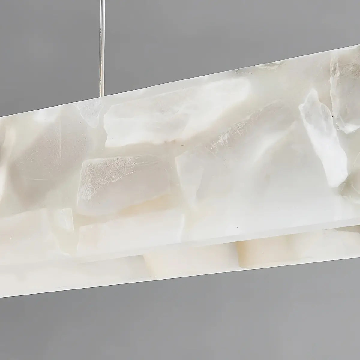 Alba Modern Alabaster Linear Pendant Light