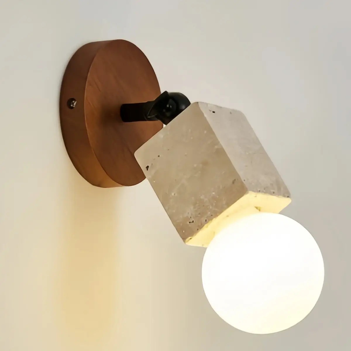 Strata Natural Travertine Pendant Light
