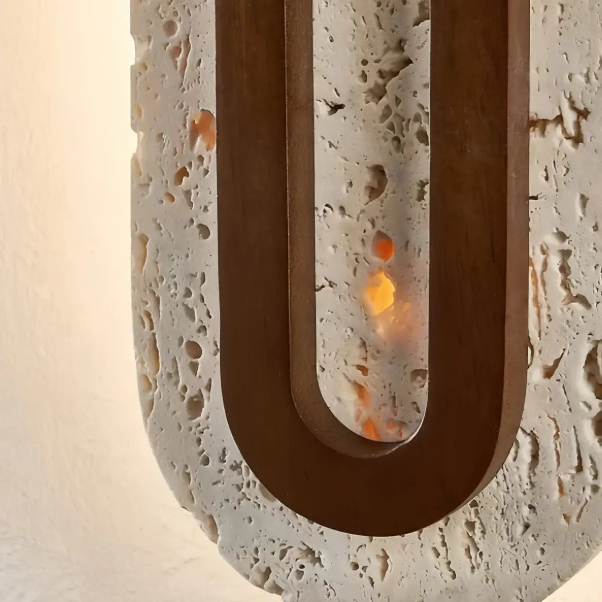 Strata Natural Travertine Wall Light