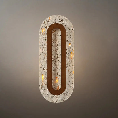 Strata Natural Travertine Wall Light