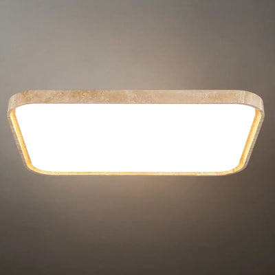 Strata Modern Travertine Ceiling Light