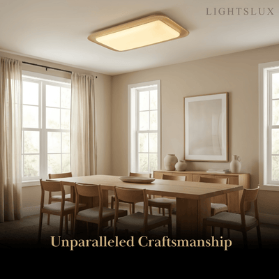Strata Modern Travertine Ceiling Light – Yellow Stone