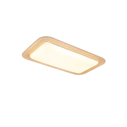 Strata Modern Travertine Ceiling Light – Yellow Stone