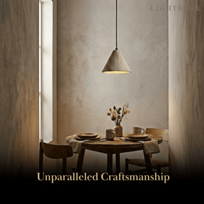 Strata Modern Travertine Pendant Light