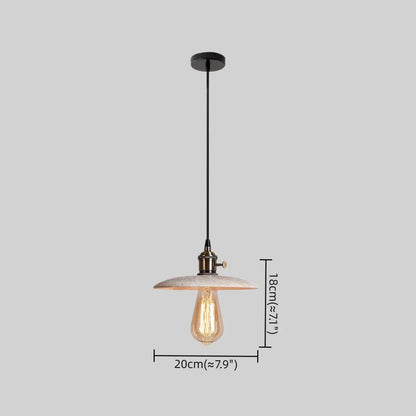 Strata Modern Minimalist Travertine Pendant Light 