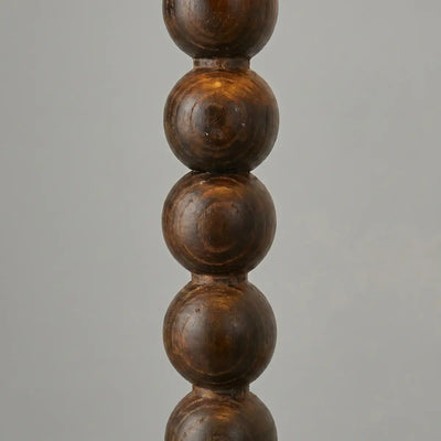 Bamburo Vintage Natural Wood & Rattan Table Lamp