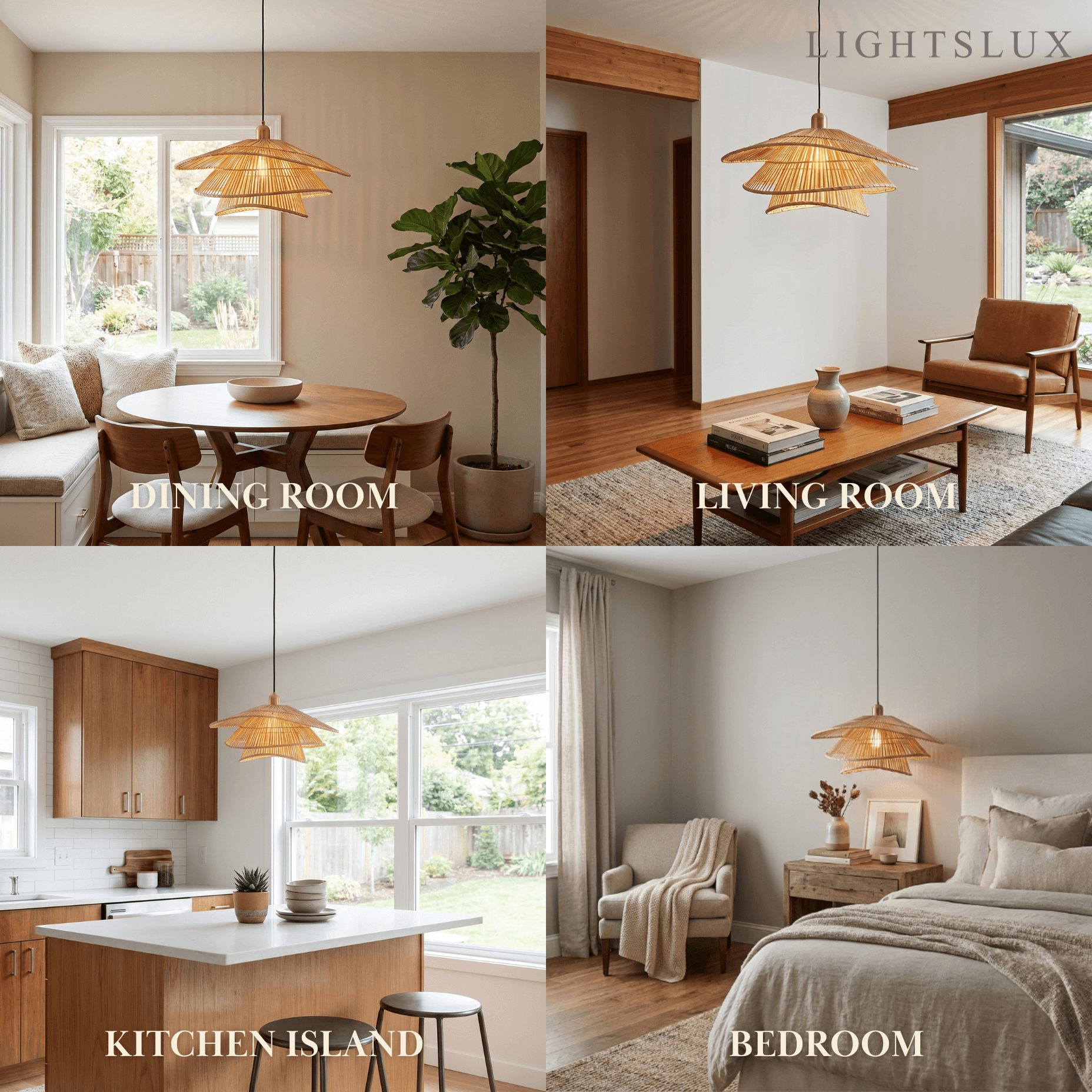 Bamburo Natural Weaver Pendant Lamp