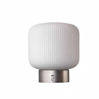 Crema Light Table Lamp -- Metal & Frosted Glass with Touch & Human Induction for Bedroom Living Room