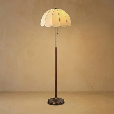 Vintage Petal Pleated Floor Lamp --  for Bedroom