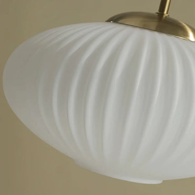 Velora Floor Lamp-- Glass Metal Wood for Entryway