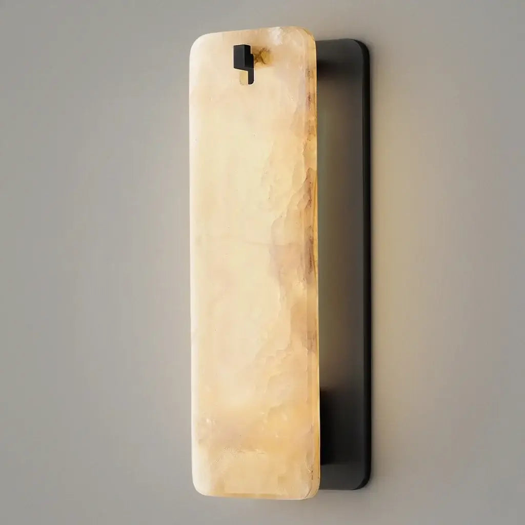 Excelis Luxuriöse Alabaster-Wandleuchte Wohnzimmer/Esszimmer