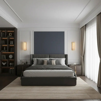 Excelis Luxuriöse Alabaster-Wandleuchte Wohnzimmer/Esszimmer