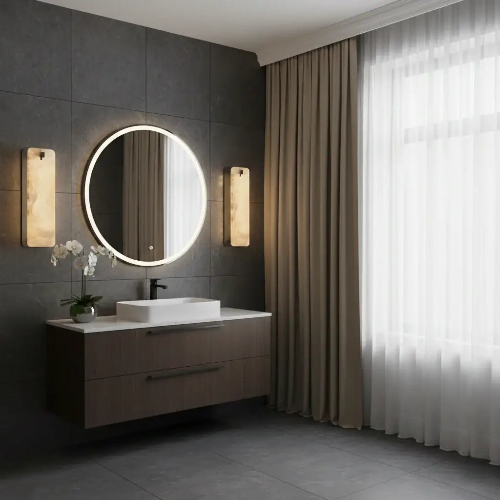 Excelis Luxuriöse Alabaster-Wandleuchte Wohnzimmer/Esszimmer