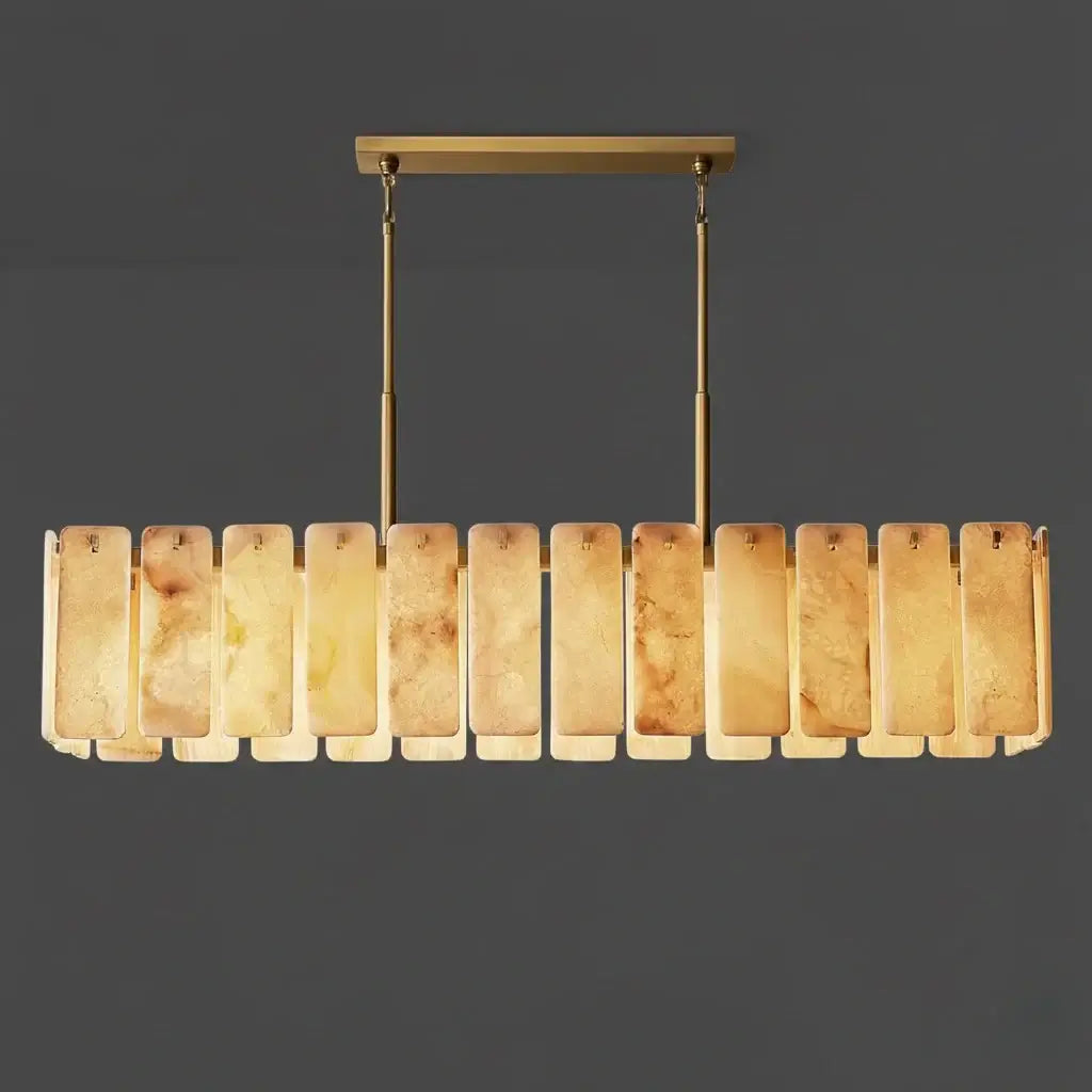 Excelis Luxus Alabaster-Kronleuchter 72D" – Für Wohnzimmer/Esszimmer