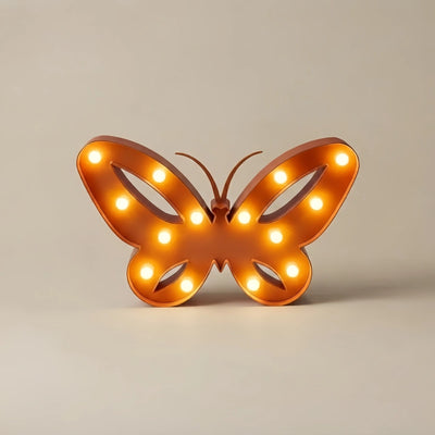 Vivara Art Deco Pink Table Lamp – ABS Butterfly Design for Bedroom