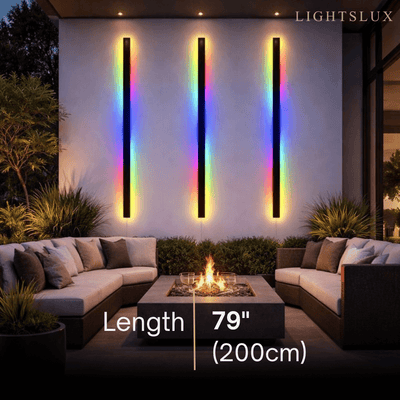 Outdoor LED Wall Light (RGB) — Available in 8 Sizes