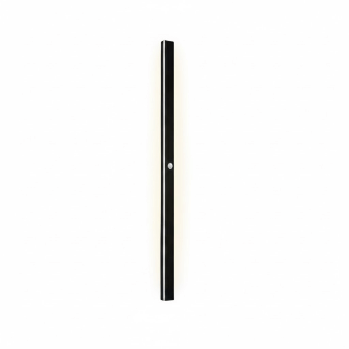 Minimalist Linear Black Outdoor Wall Lamp Sensor