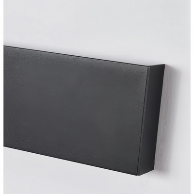 Minimalist Linear Black Outdoor Wall Lamp Sensor