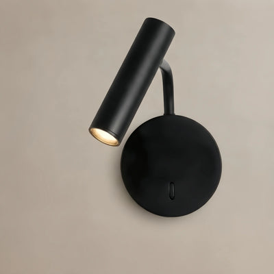 Arcato Modern Metal Wall Lamp - Black/Gold Dual Finish for Bedroom/Living Room