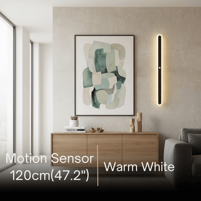 Arcato Modern Linear Outdoor Wall Lamp –  Sensor Light for Indoor/Outdoor