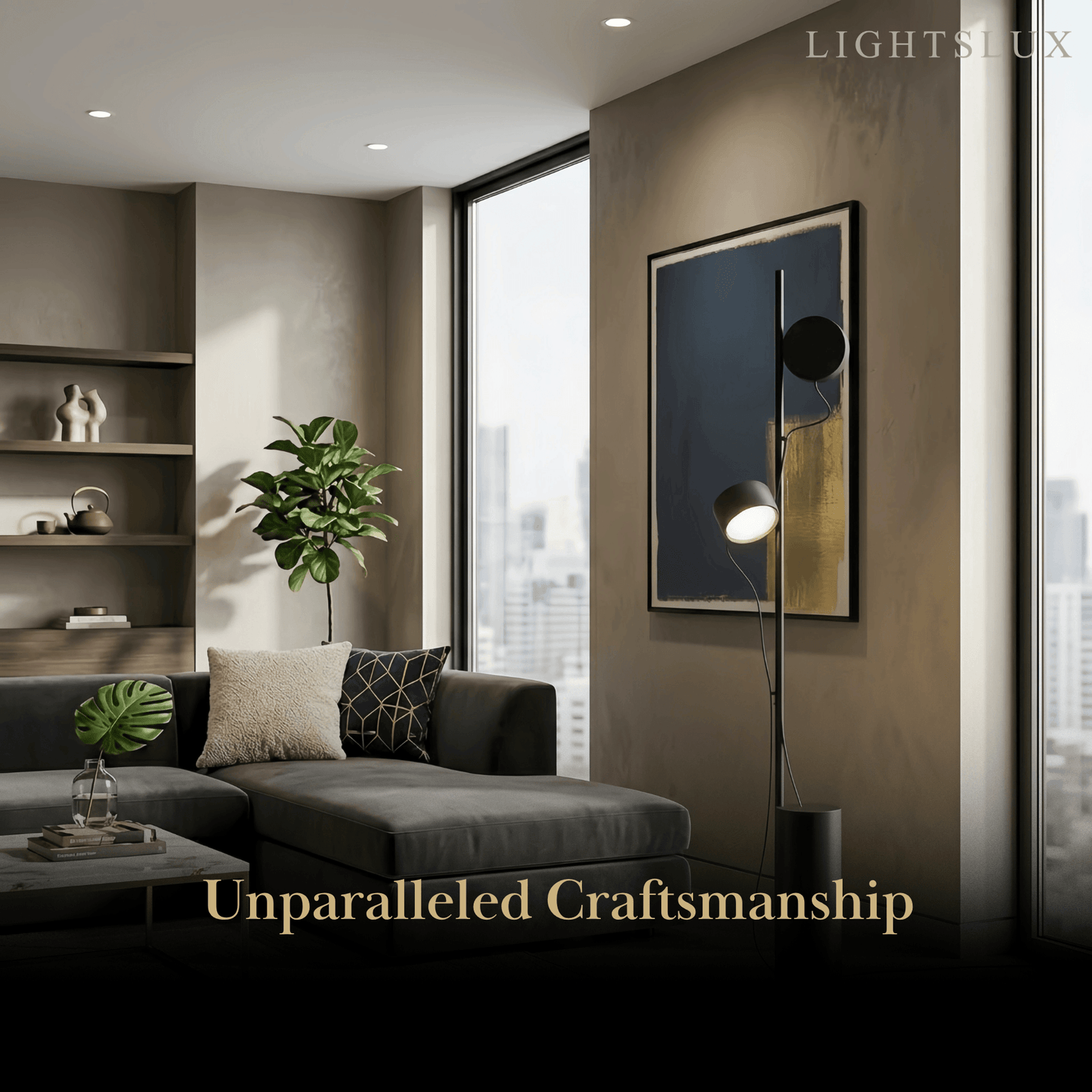 Arcato Classic Black Floor Lamp