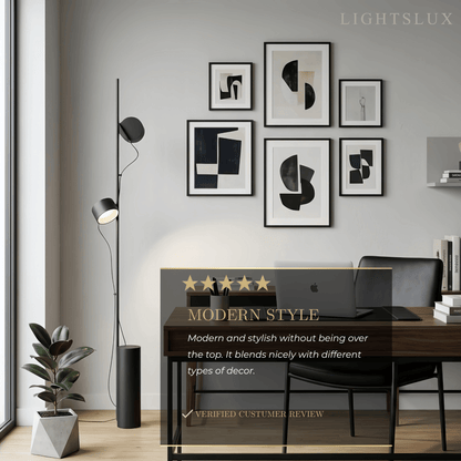 Arcato Classic Black Floor Lamp