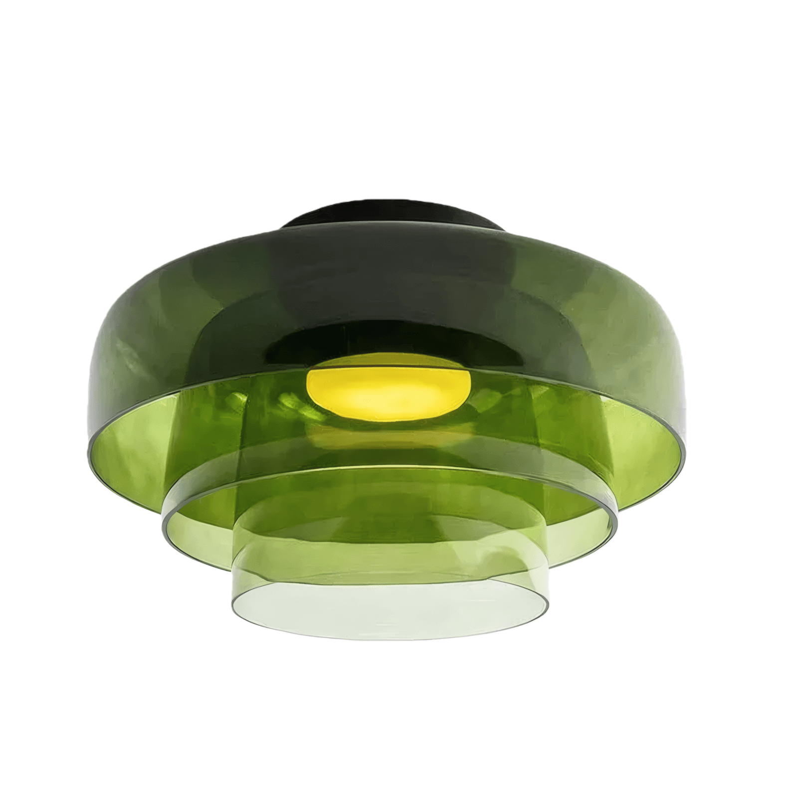 Modern_Glass_Green_Ceiling_Light