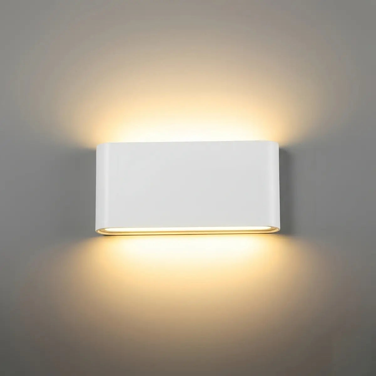 Irondale Minimalist Rectangular Outdoor Wall Lamp
